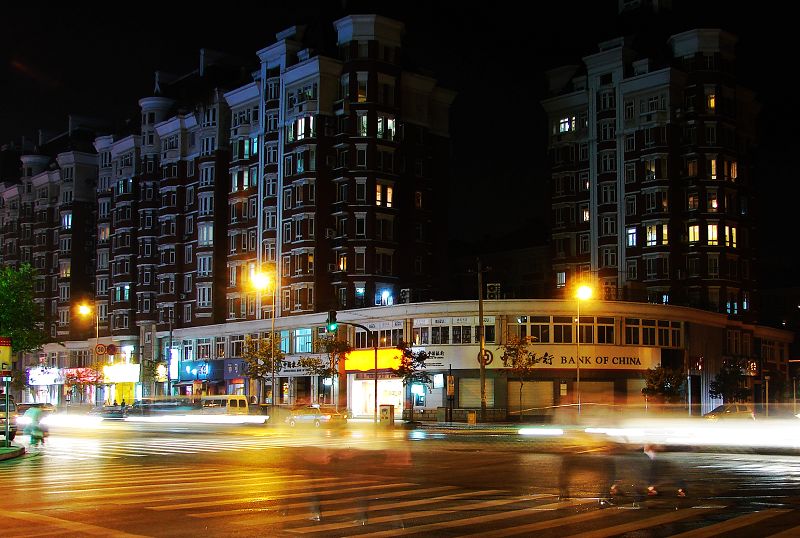 城市夜景 摄影 桂花城