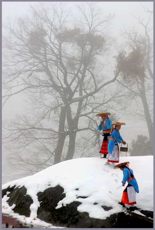 雾雪丽影(之二) 摄影 ljzxyz