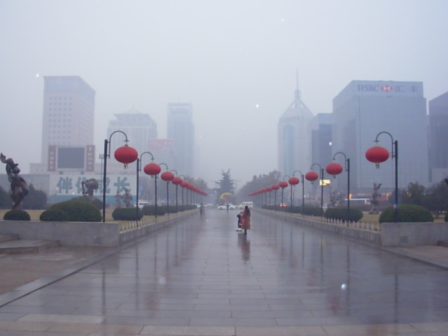 风雪之中南门前 摄影 laoxiancheng