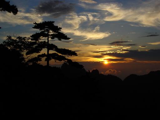 黄山日落 摄影 Geenfor