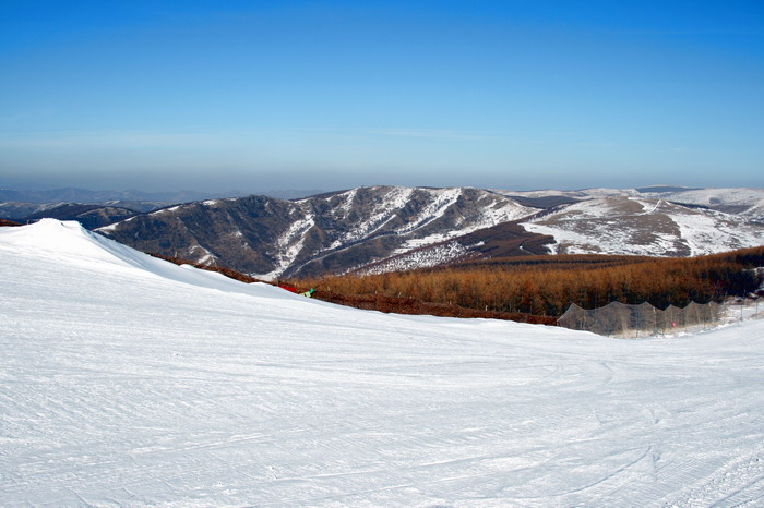 雪景 摄影 晴空万里