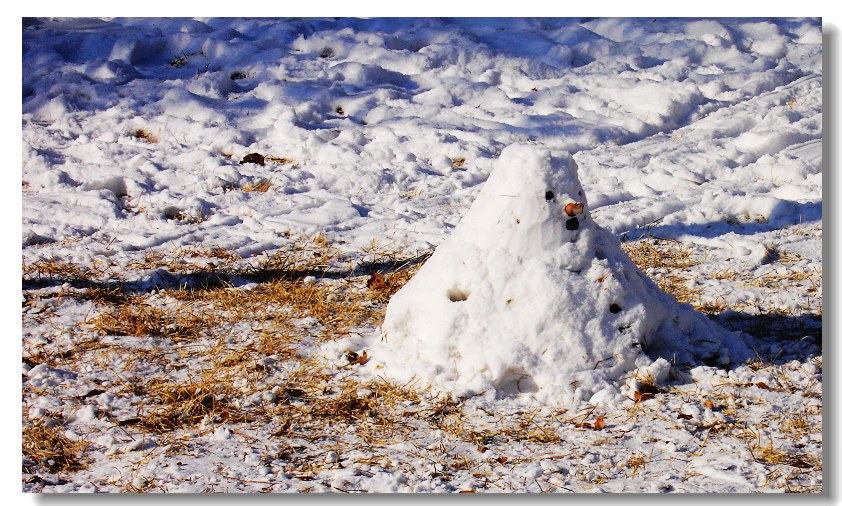 雪人 摄影 活生爱热