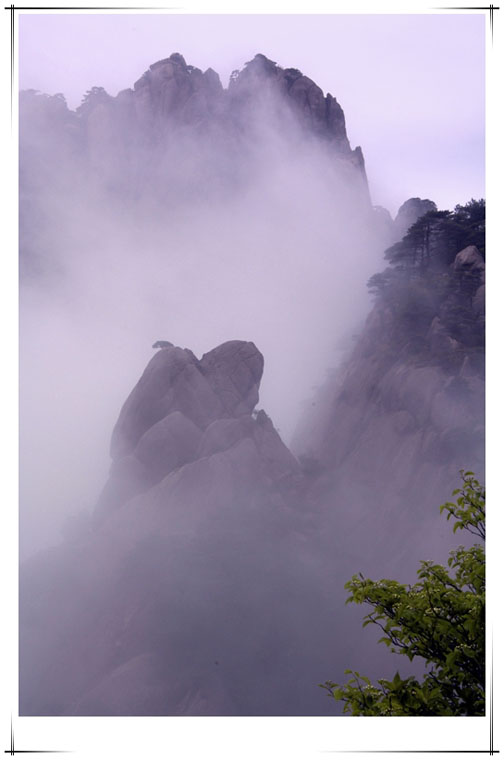 云里雾里看黄山（2） 摄影 一壶清酒