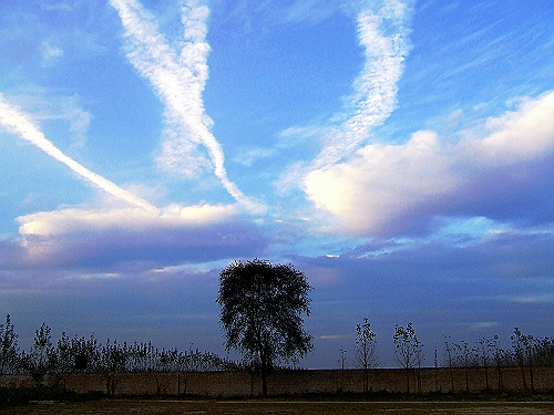 飞机过后的天空－7 摄影 蕉鹿