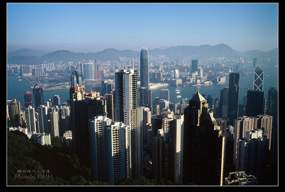 香港建筑群 摄影 椰林晚风