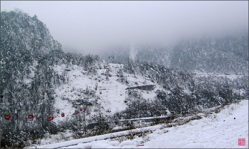 西岭千秋雪 摄影 笑-笑