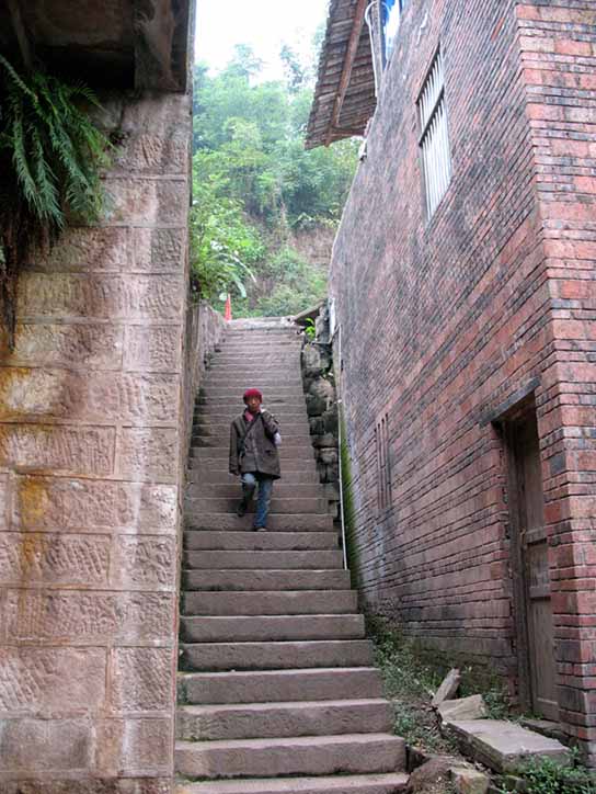 沿路 摄影 深蓝浅白