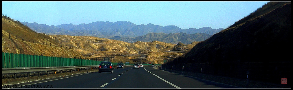 漂亮的京大高速风景 摄影 独眼观天