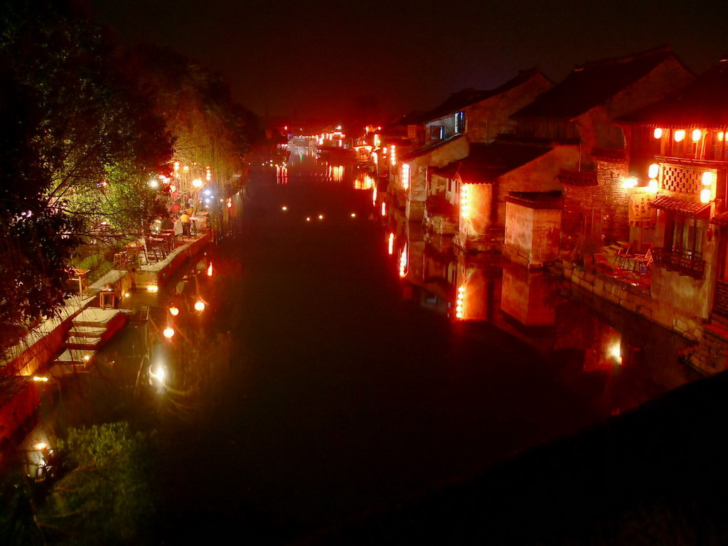 西塘夜色红 摄影 天风