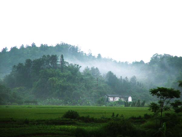 山村早晨 摄影 萍帆