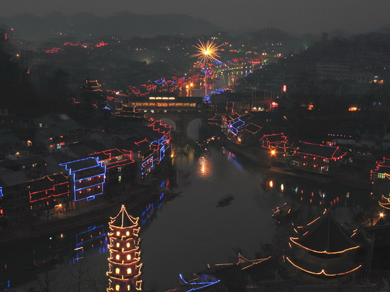 凤凰夜景 摄影 liuhongchen