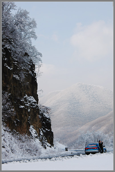 关门山春雪04 摄影 国尔玉