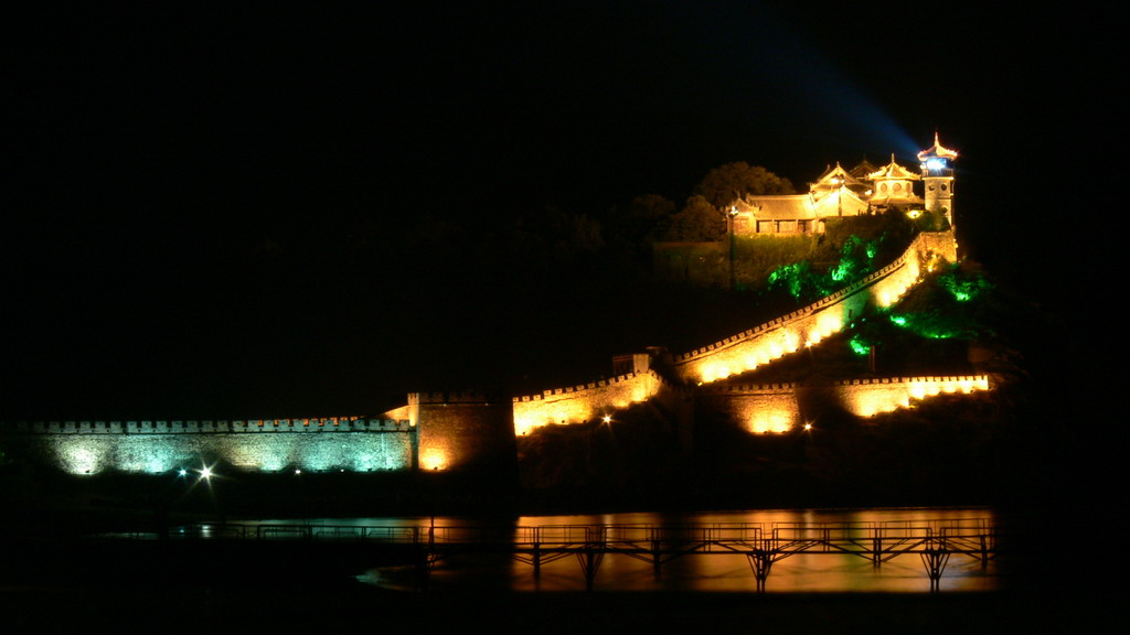 蓬莱阁夜景 摄影 水禾木