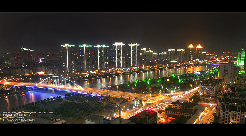 宁波夜景 摄影 惨死的键盘