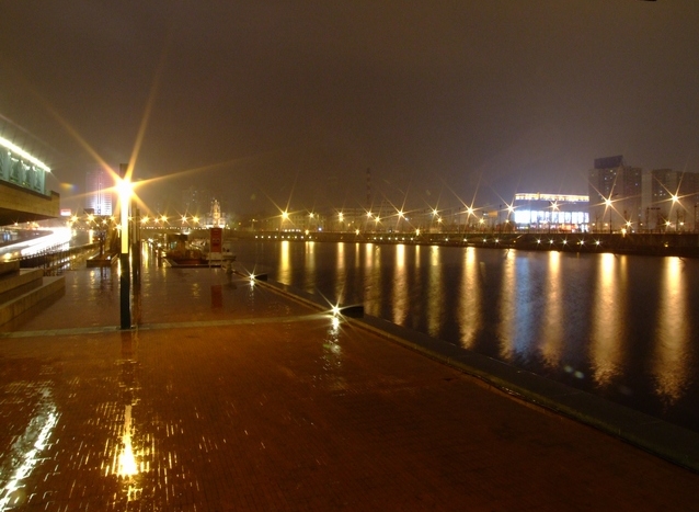 雨夜－海河 摄影 沙漠之狐