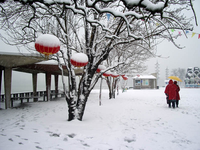 水上雪景 摄影 秋水如歌