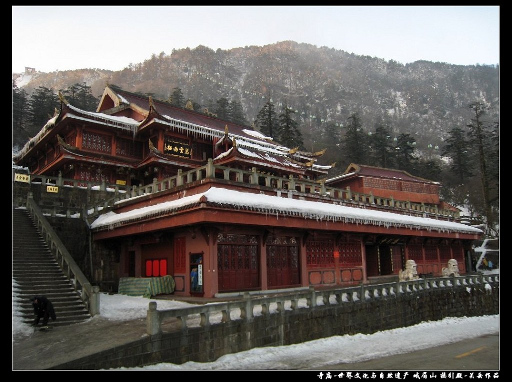 雪中寺庙 摄影 关岳