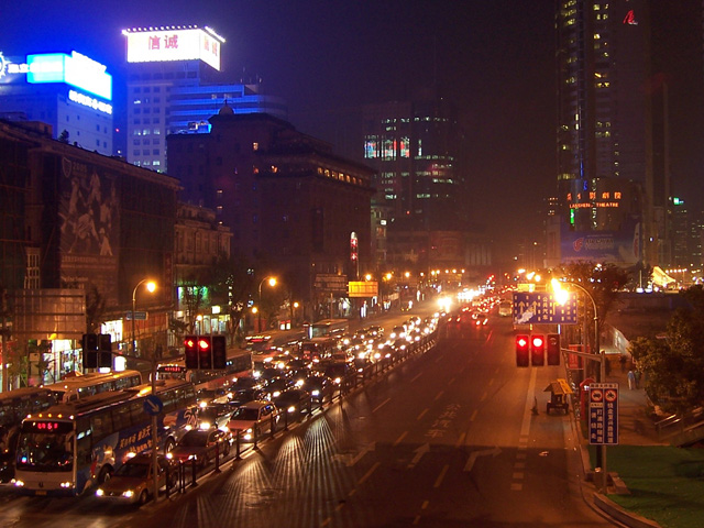 西藏路夜景 摄影 oldtiger