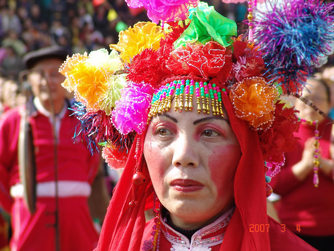 花船大嫂(元宵盛妆人物拾零2) 摄影 wangshihua