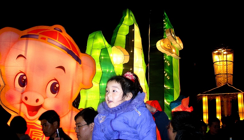 元宵灯展 摄影 天堂寨