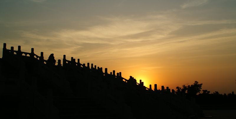 天坛夕阳 摄影 地主