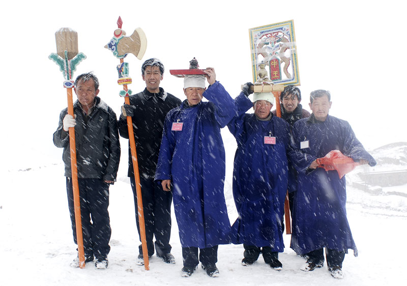 风雪法事 摄影 黄河汉子