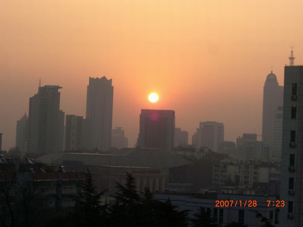 城市里的日出 摄影 南京叶子