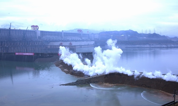 三峡大坝建设之二 摄影 han123456789