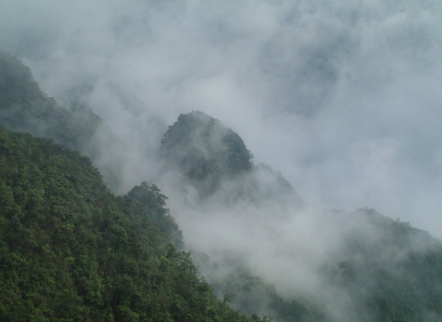 大明山雾景 摄影 流云青山