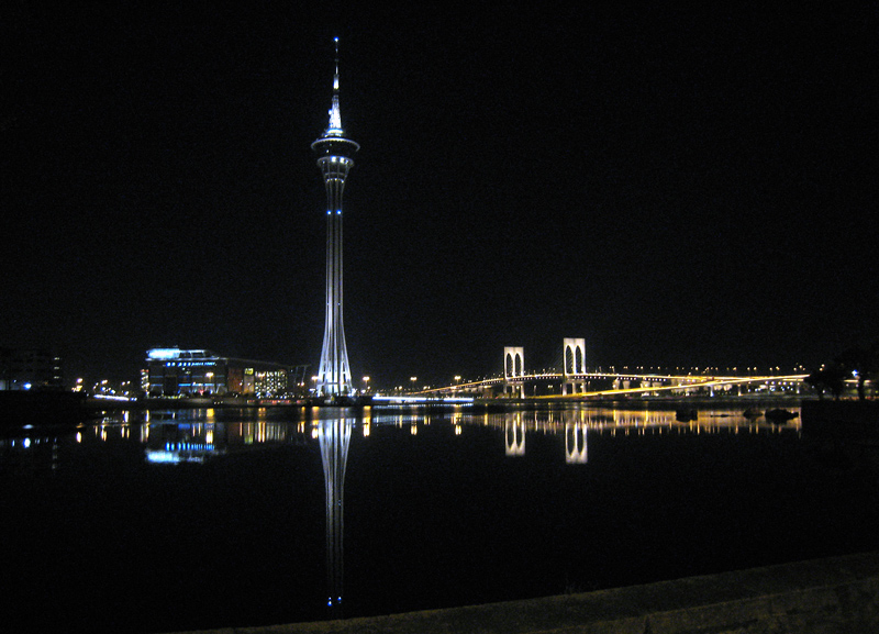 澳门印象之五 （澳门夜景） 摄影 古都侠影