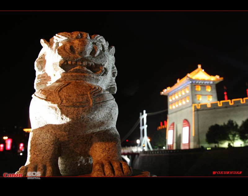 古城夜景 摄影 我寻欢