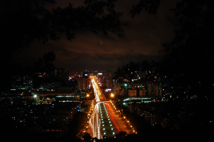 板樟山夜景（二） 摄影 可爱的小孩