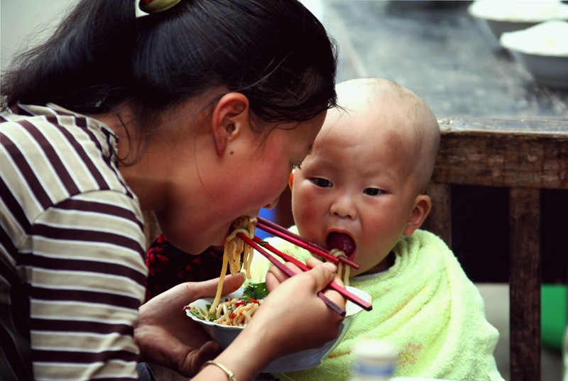 母子情深 摄影 老枪新射