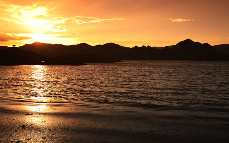 阿湖夕照 摄影 天山剑客