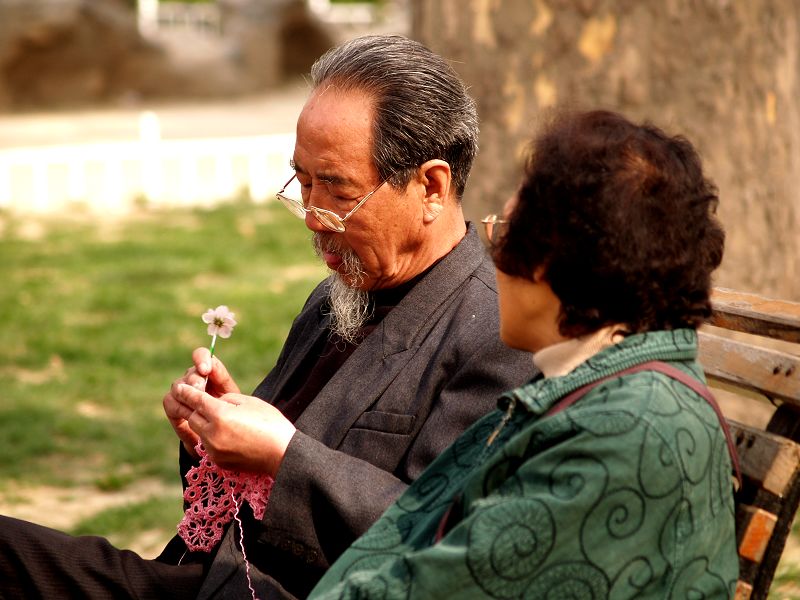 老两口 摄影 你的老朋友