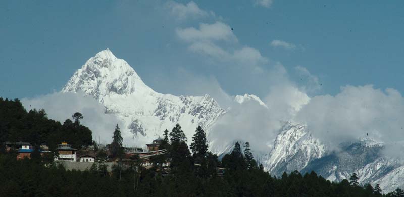 西藏波密桌东寺庙风景 摄影 阿嗒