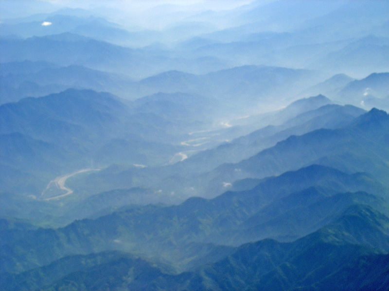 三万米高空的风景之三 摄影 蓝调咖啡杯