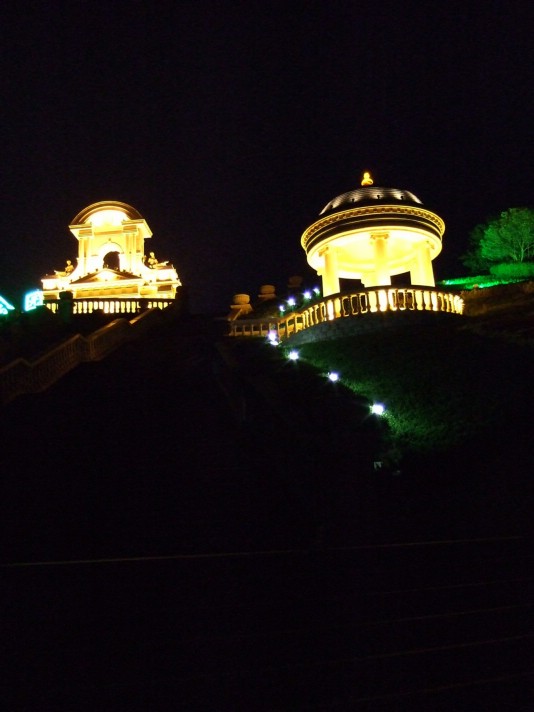 余杭天都城夜景 摄影 花枝俏