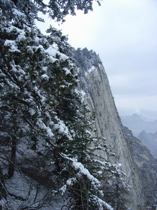 华山第一场雪 摄影 宁静