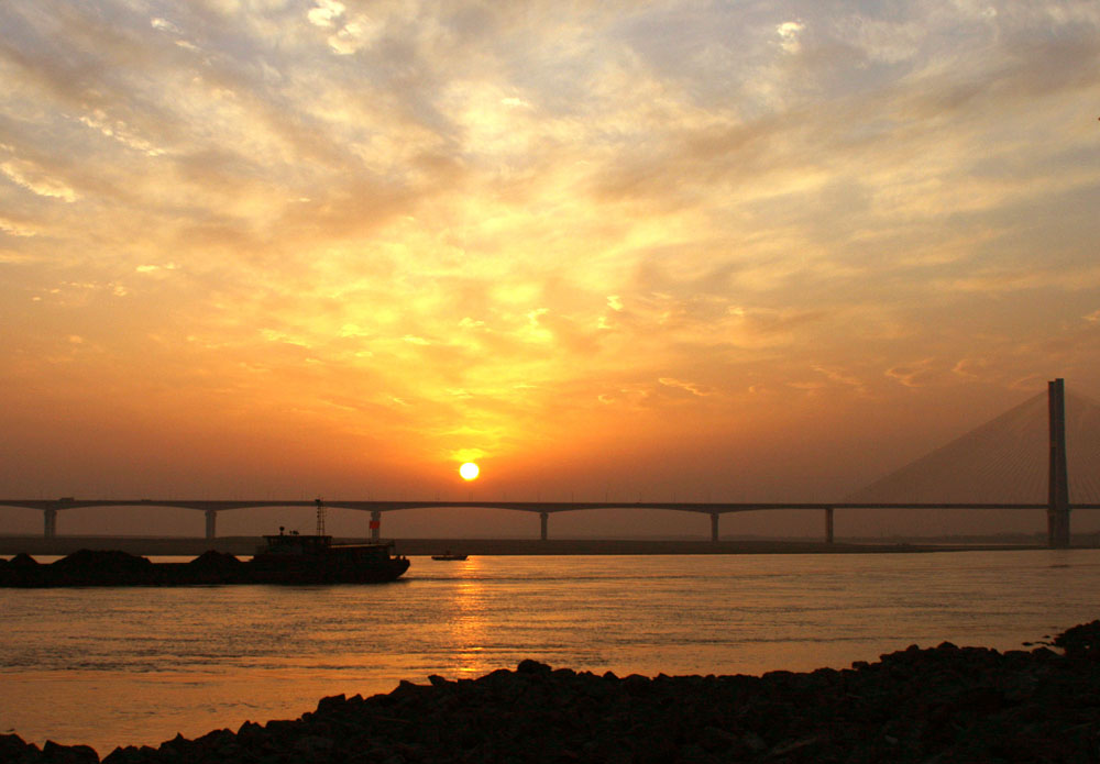 荆江夕照 摄影 归原居士