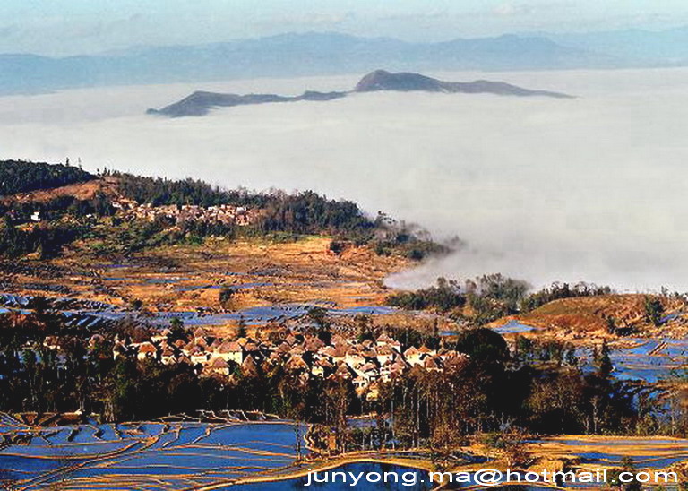 元阳梯田风光全景 摄影 小元阳