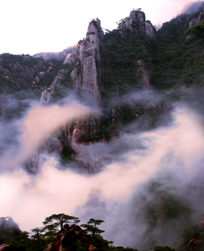 雾锁三清山 摄影 沈溪波