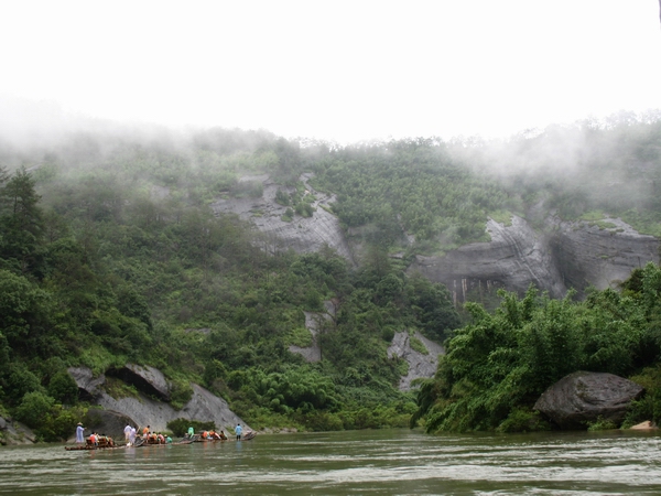 雨中九曲湾 摄影 鑫鑫