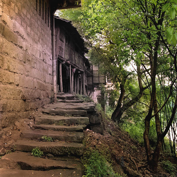 河畔水村 摄影 明浩