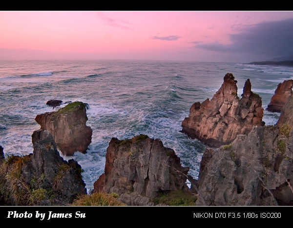 普那凯基（PUNAKAIKI）海岸 摄影 风神