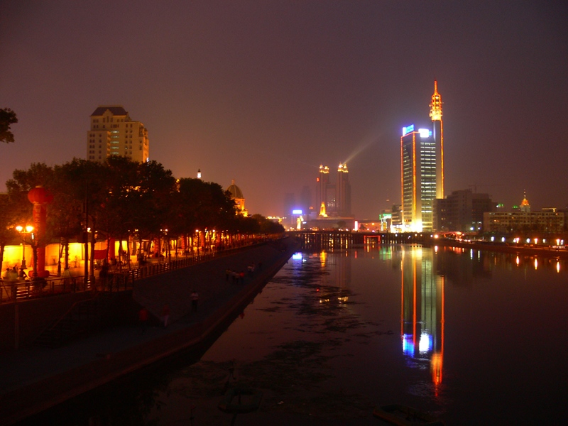 海河夜景 摄影 瑰宝