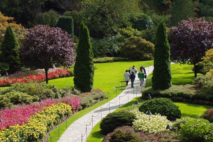 宝翠花园（Butchart Garden) 摄影 孤帆月影