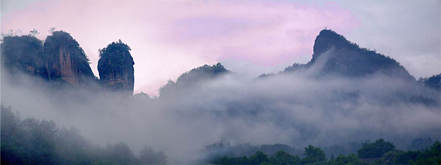 云雾连天山连山 摄影 华阳居士