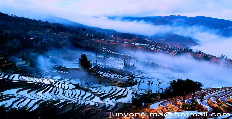 元阳梯田风光全景 摄影 小元阳