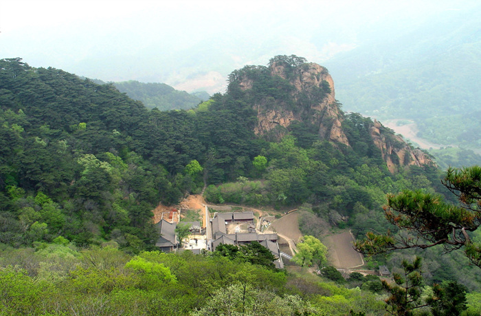 千山大安寺全景图 摄影 askcm